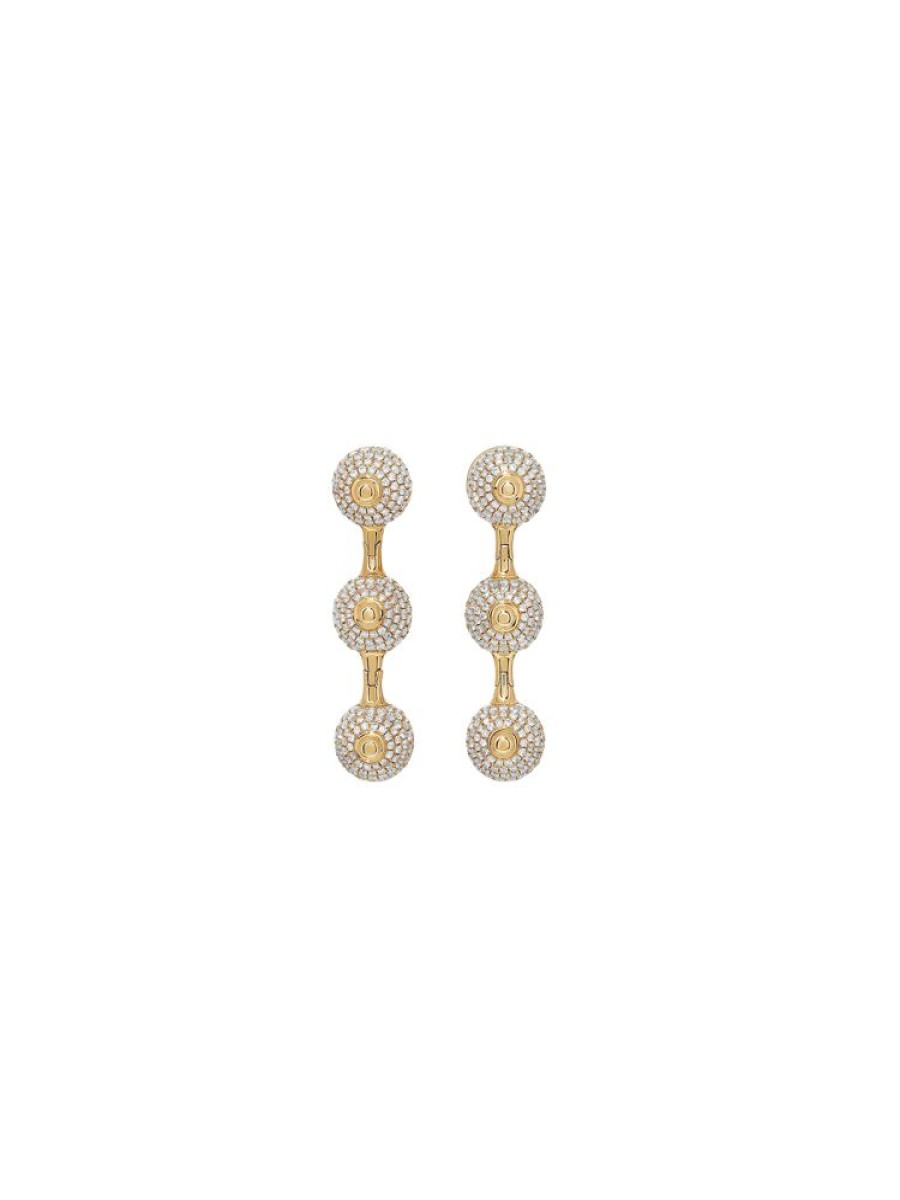 Jewellery State Property | Nemara Pave Drop Earrings