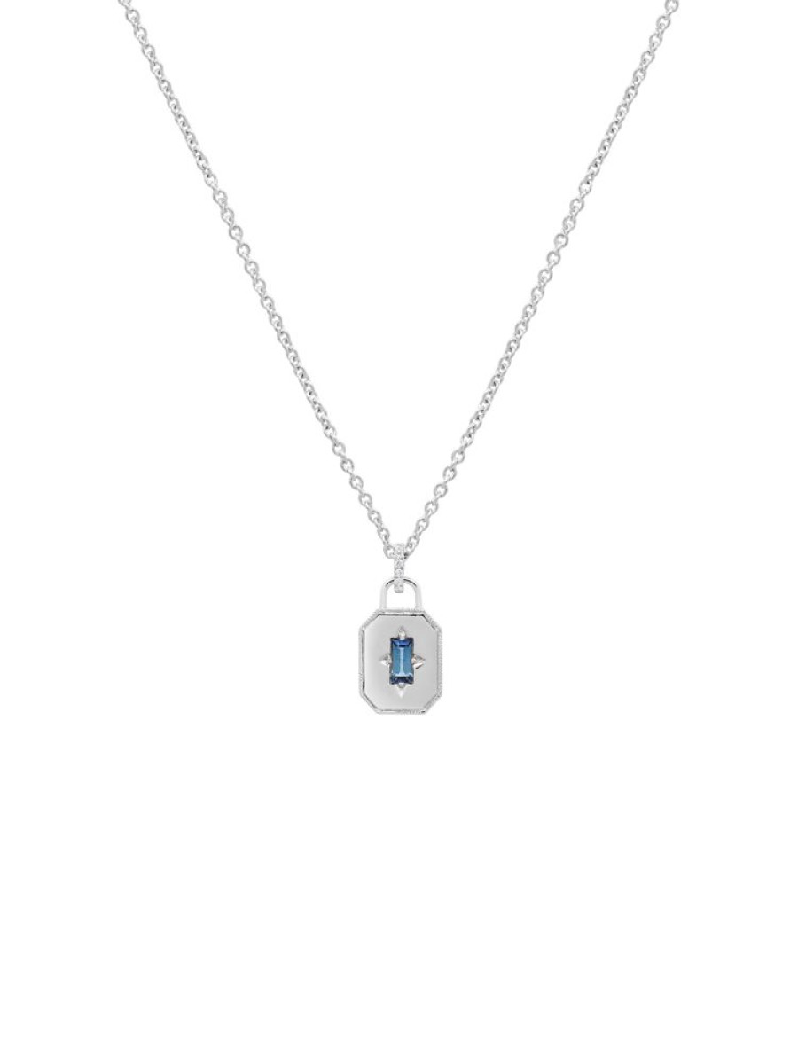 Jewellery State Property | Spade Warisan Minor Blue Sapphire Pendant