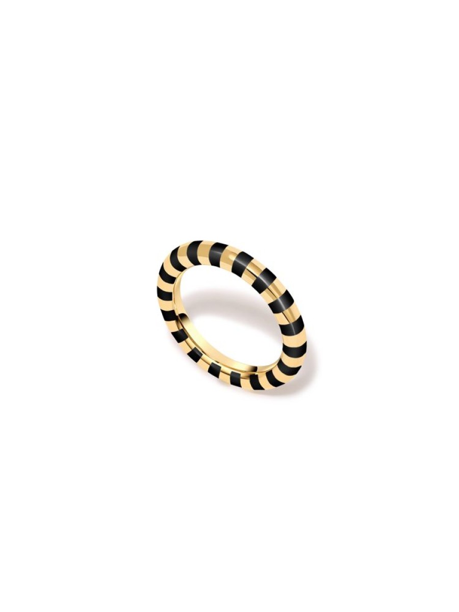 Jewellery State Property | Rusta Jet Black Ring