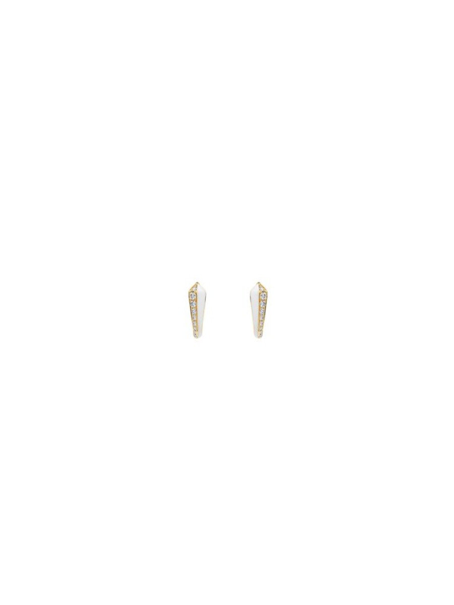 Jewellery State Property | Borsh Minor Bone White Earrings