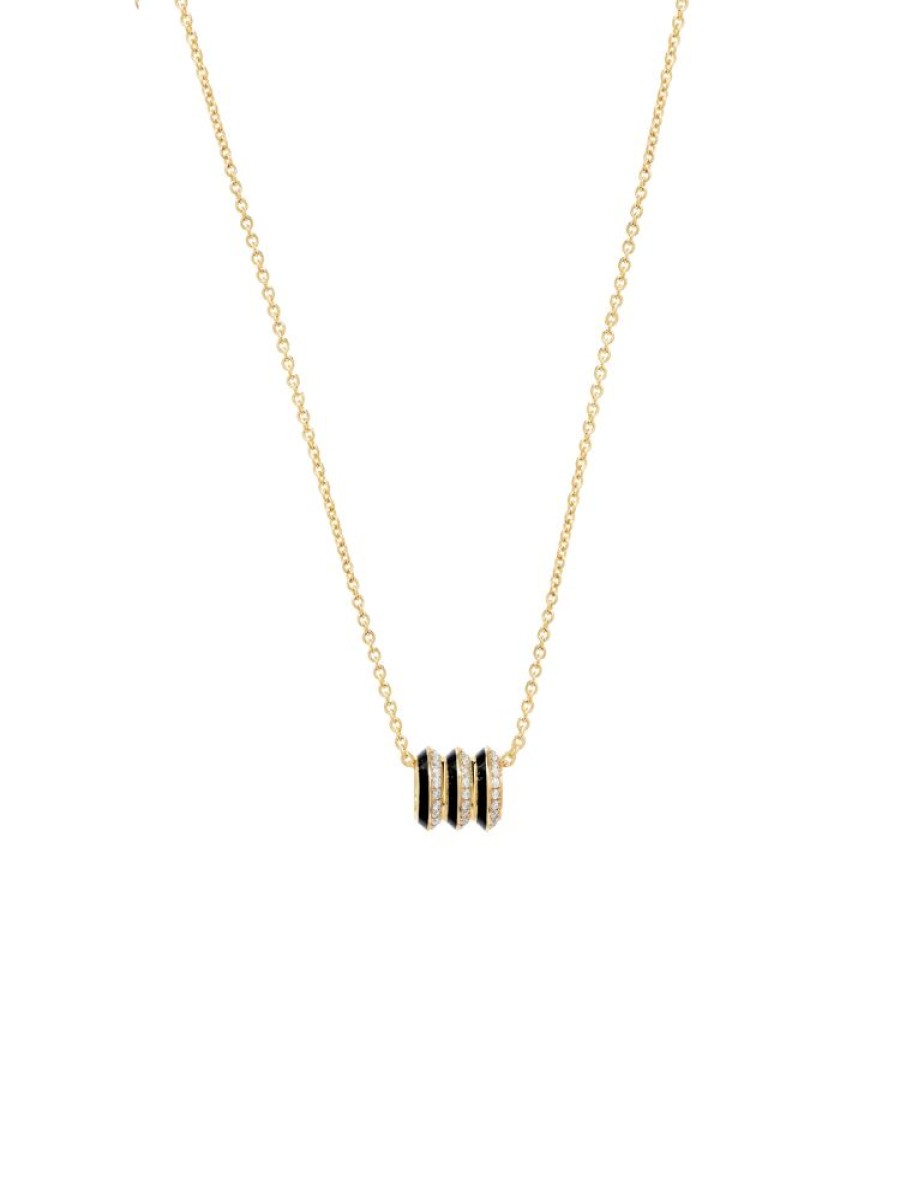 Jewellery State Property | Borsh Triplet Jet Black Pendant