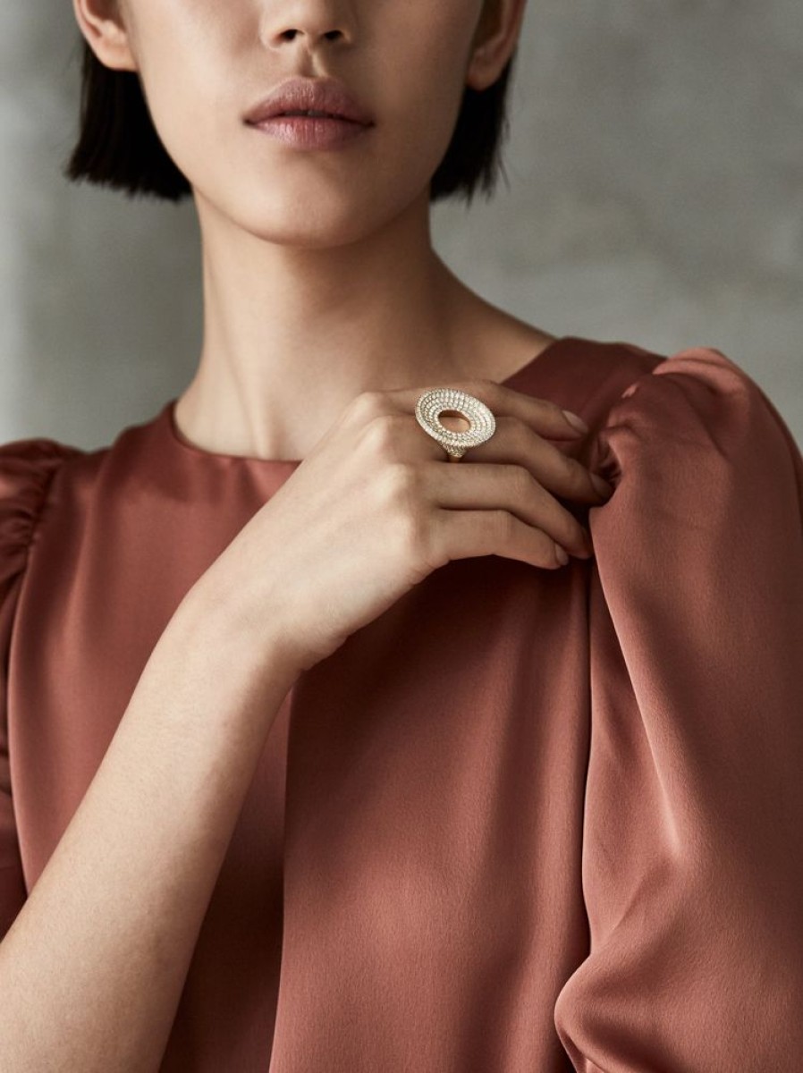 Jewellery State Property | Drew Pave Drape Ring