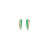 Jewellery State Property | Borsh Gots Green Earrings 18K Yellow Gold