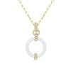 Jewellery State Property | Idris White Onyx Pendant