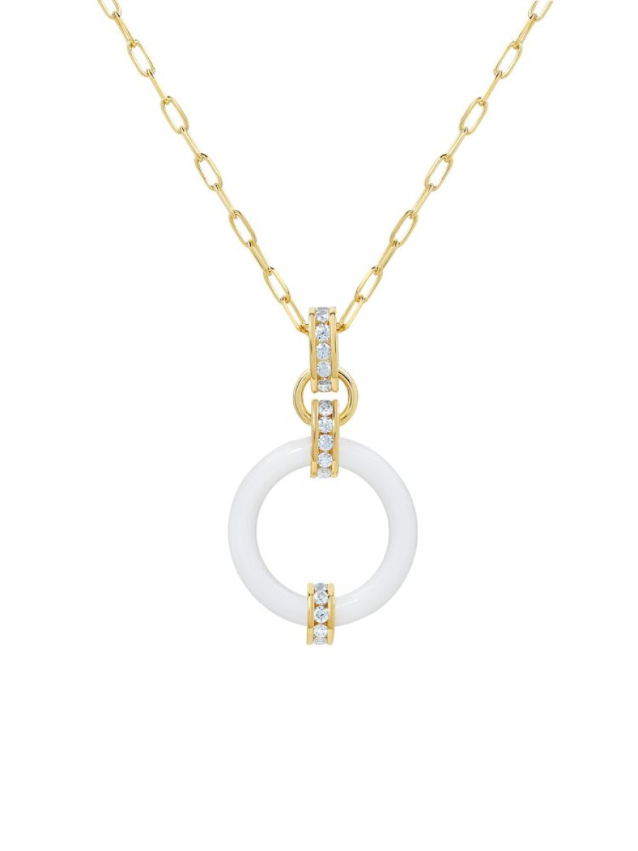 Jewellery State Property | Idris White Onyx Pendant