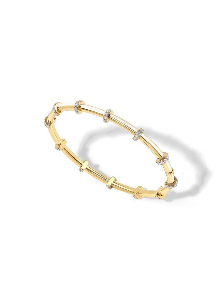 Jewellery State Property | Idris Bone White Bangle