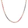 Jewellery State Property | Edessa Mist Sapphire Tennis Necklace 18K Yellow Gold