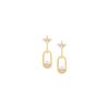 Jewellery State Property | Inversion Pave Pearl Earrings