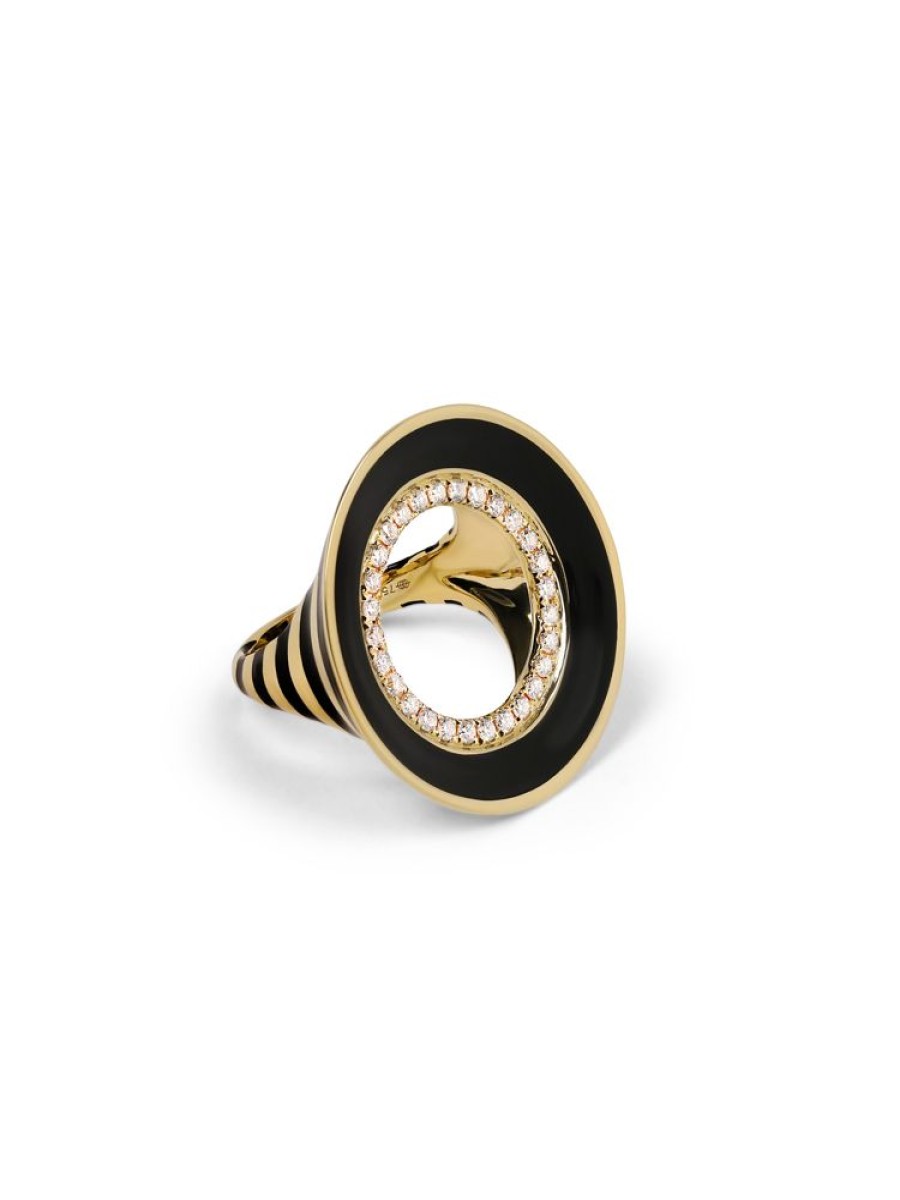 Jewellery State Property | Reis Jet Black Ring