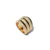 Jewellery State Property | Borsh Accordion Jet Black Ring