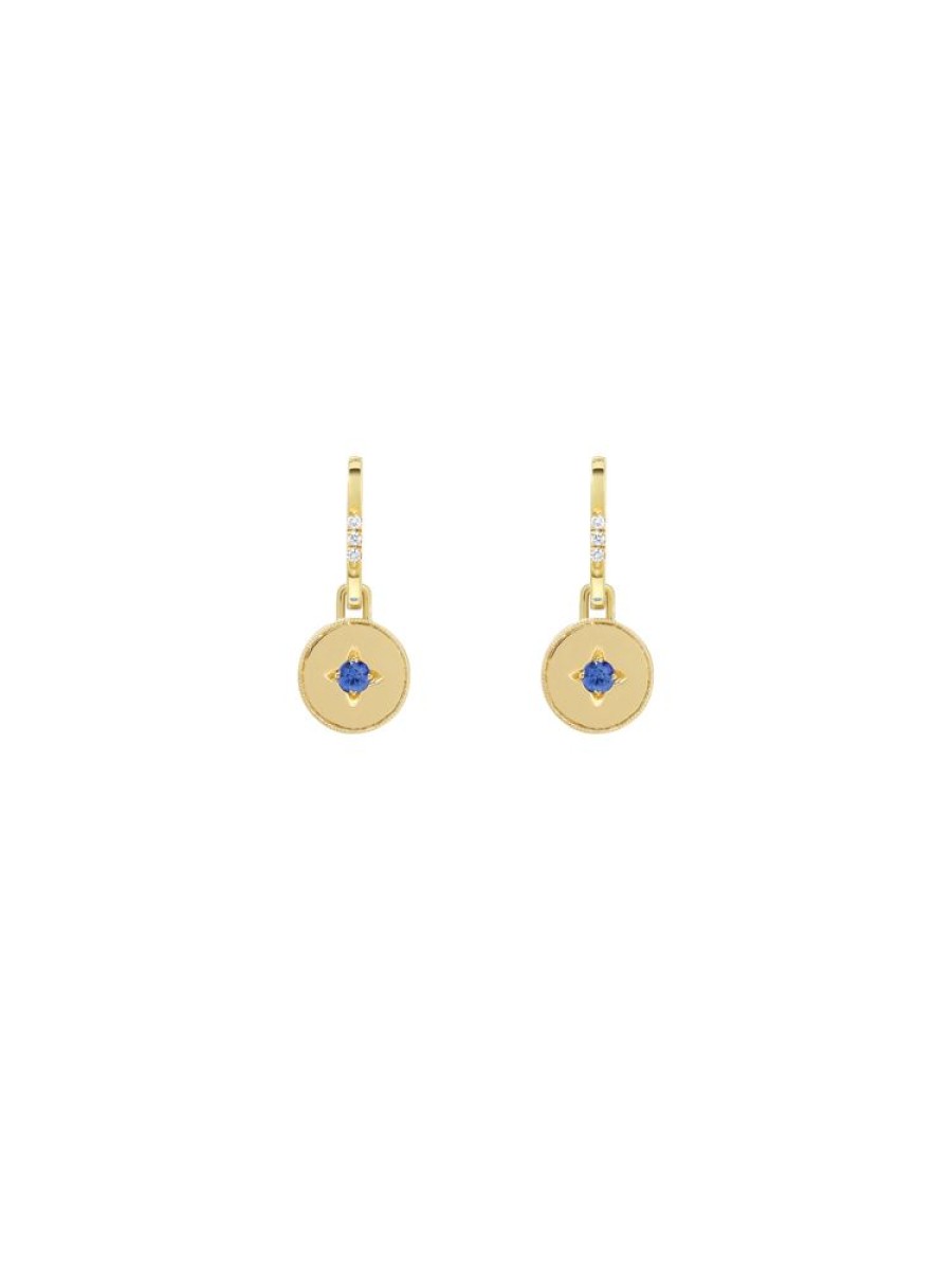 Jewellery State Property | Drew Warisan Minor Blue Sapphire Pendant Drop Earrings