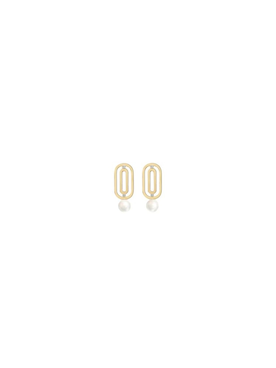 Jewellery State Property | Anagram Pearl Earrings