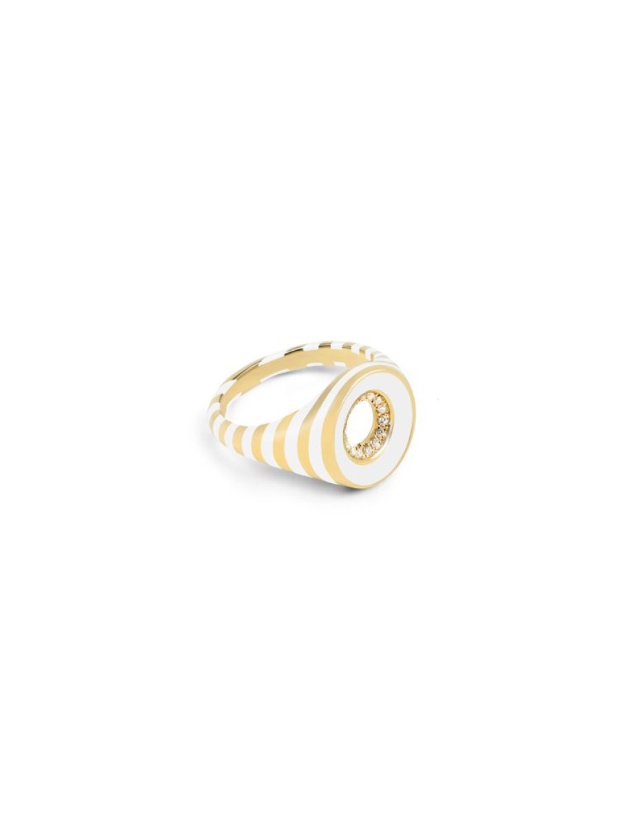 Jewellery State Property | Rinzo Bone White Ring