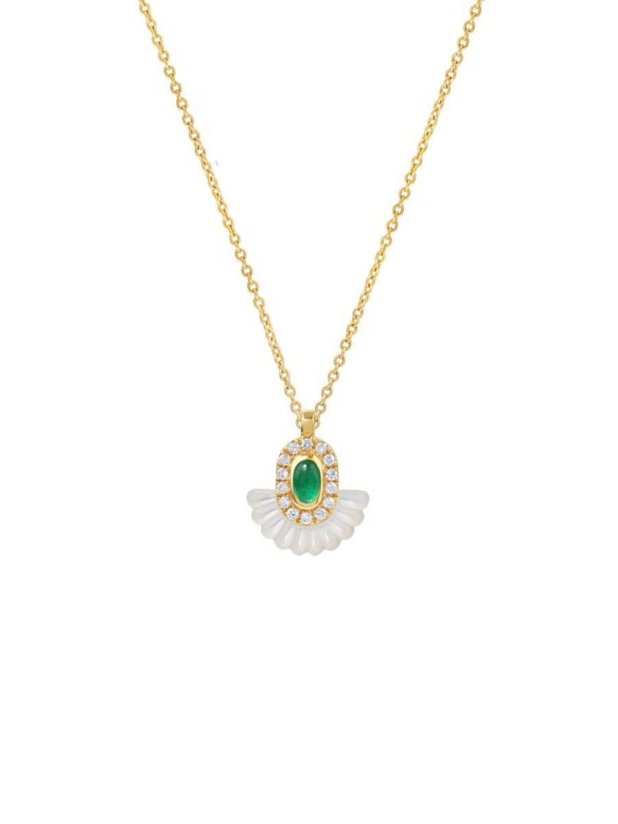 Jewellery State Property | Alara Snowdrop Pendant 18K Yellow Gold