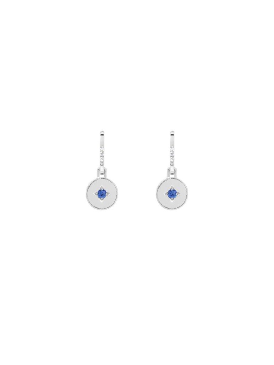 Jewellery State Property | Drew Warisan Minor Blue Sapphire Pendant Drop Earrings