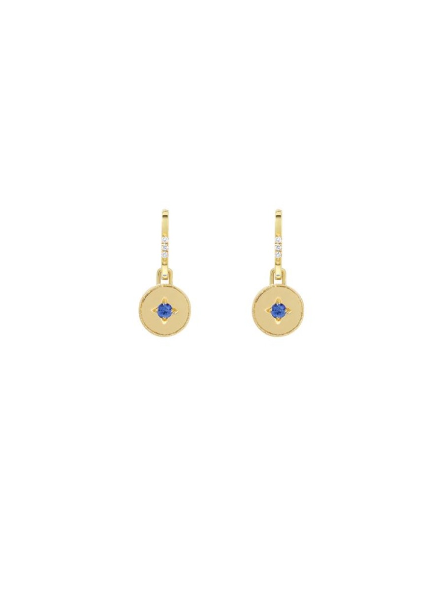 Jewellery State Property | Drew Warisan Minor Blue Sapphire Pendant Drop Earrings