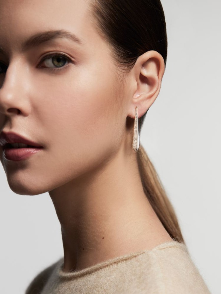 Jewellery State Property | Borsh Obelisk Jet Black Earrings