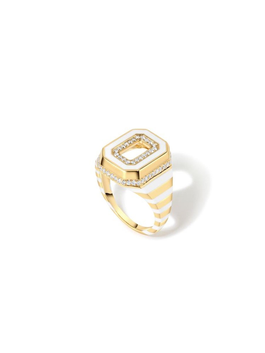 Jewellery State Property | Azar Bone White Signet Ring