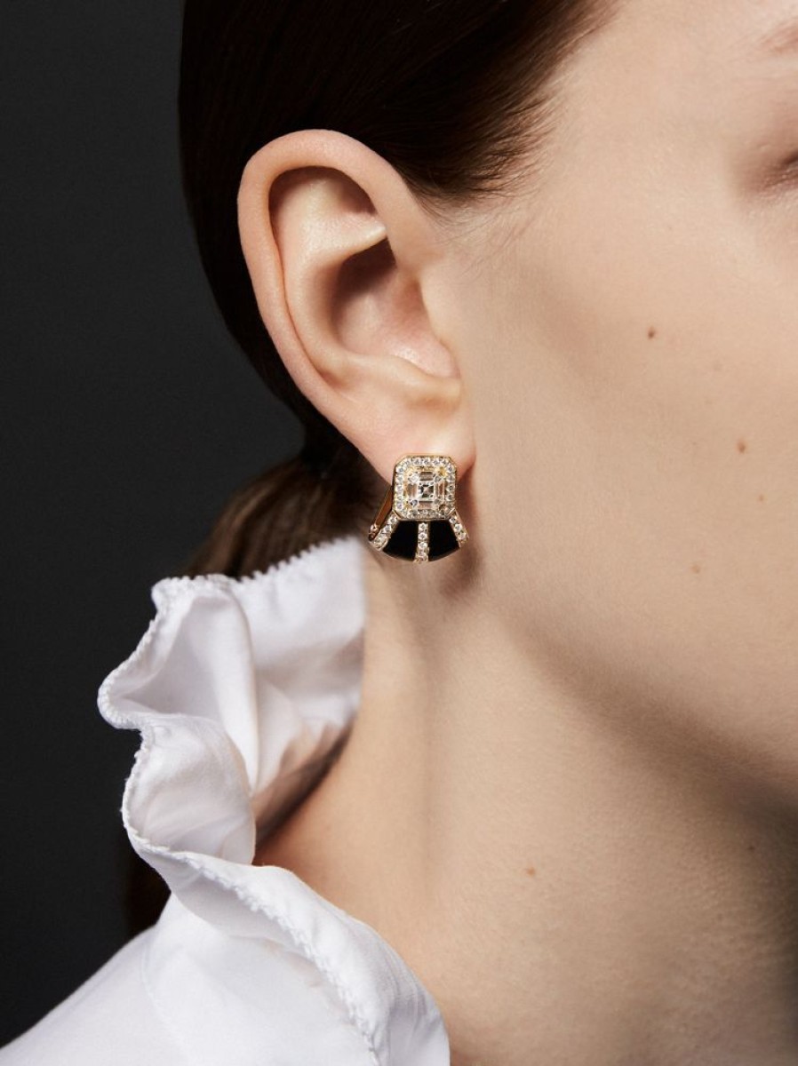 Jewellery State Property | Tinne Jet Black Earrings