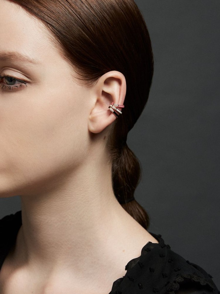 Jewellery State Property | Marsden Minor Jet Black Ear Cuff