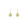 Jewellery State Property | Drew Warisan Minor Emerald Pendant Drop Earrings