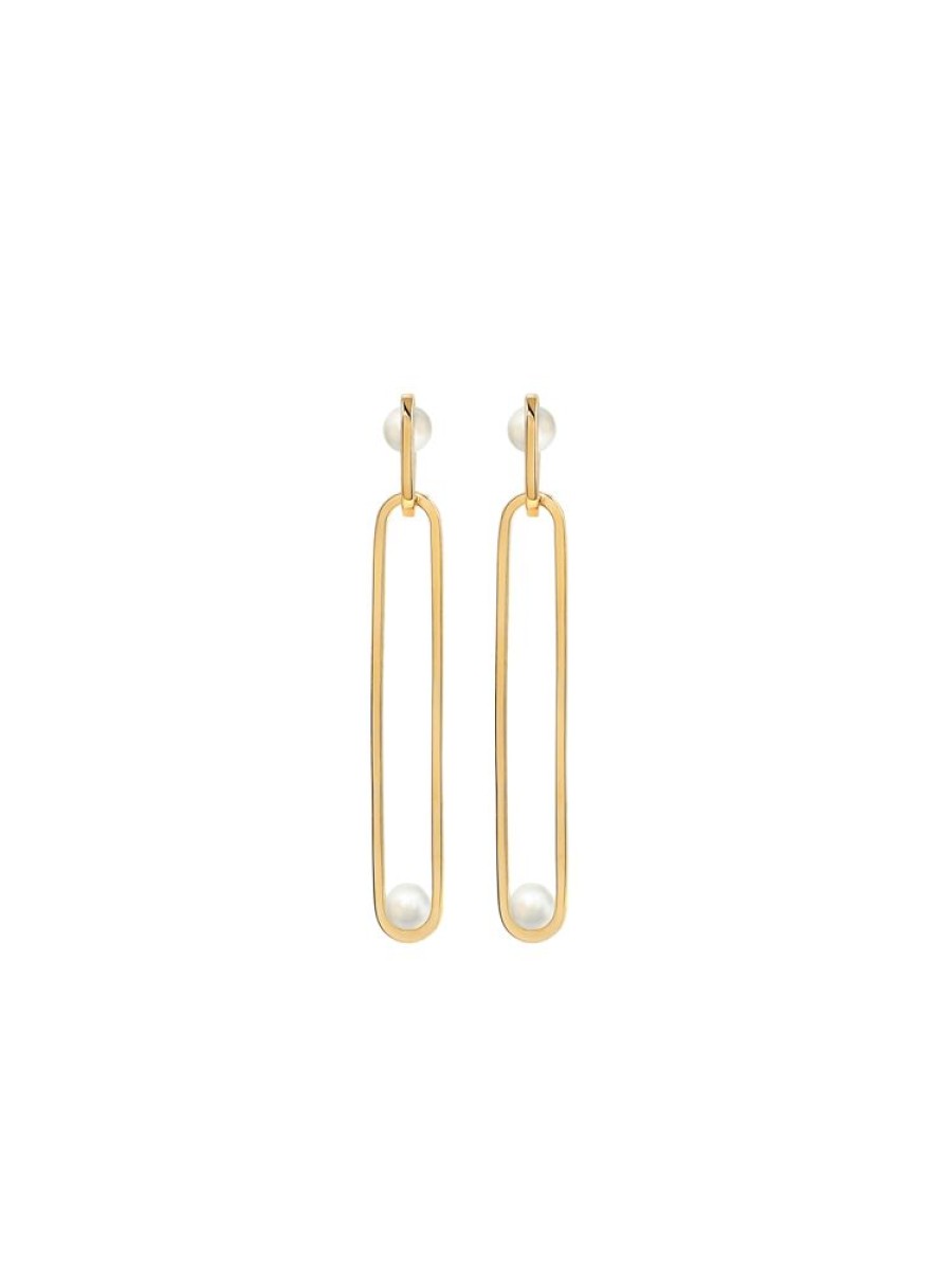 Jewellery State Property | Inversion Pearl Drop Earrings