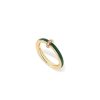 Jewellery State Property | Idris State Green Ring 18K Yellow Gold