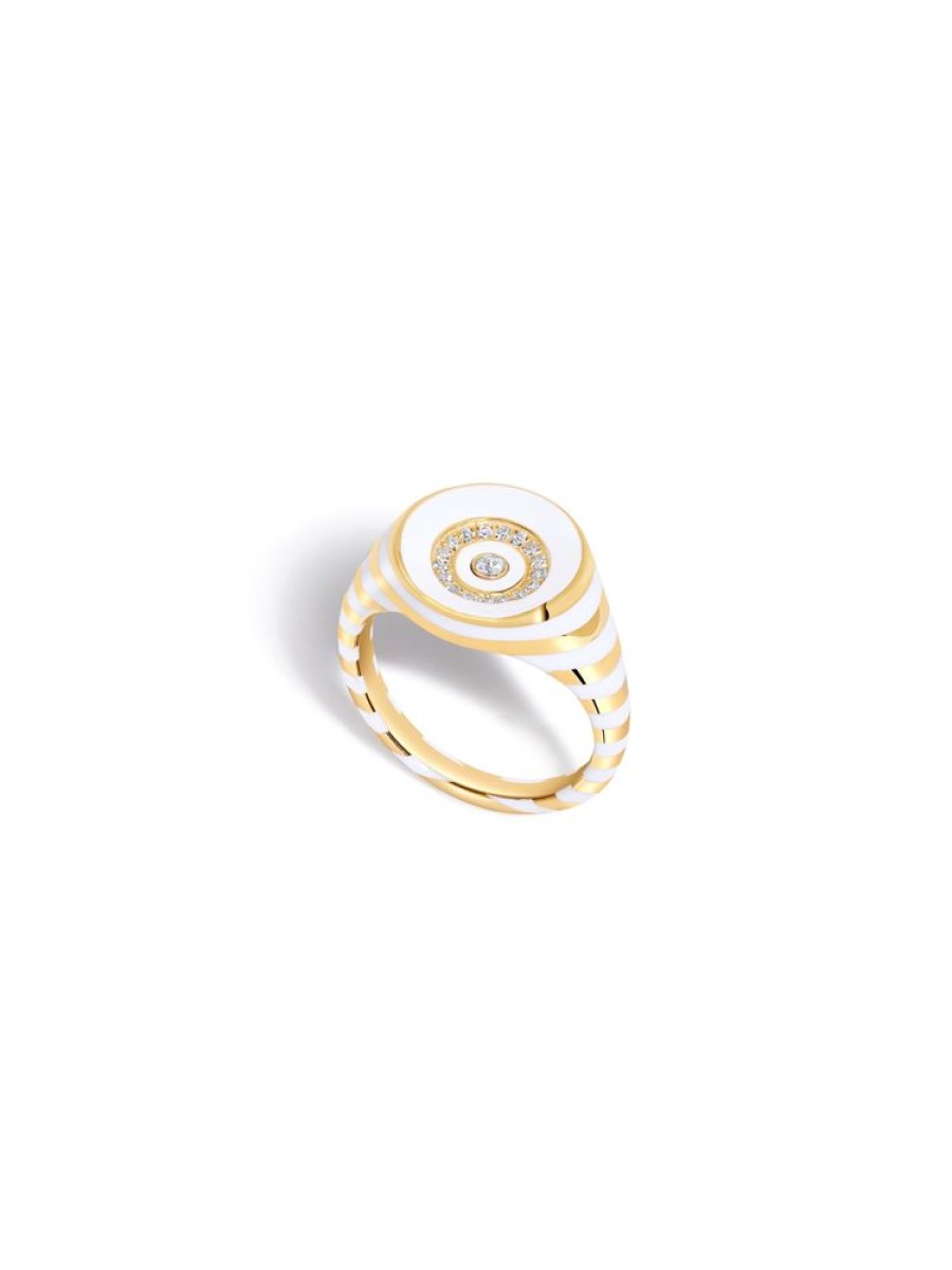 Jewellery State Property | Rinzo Brilliant Bone White Ring