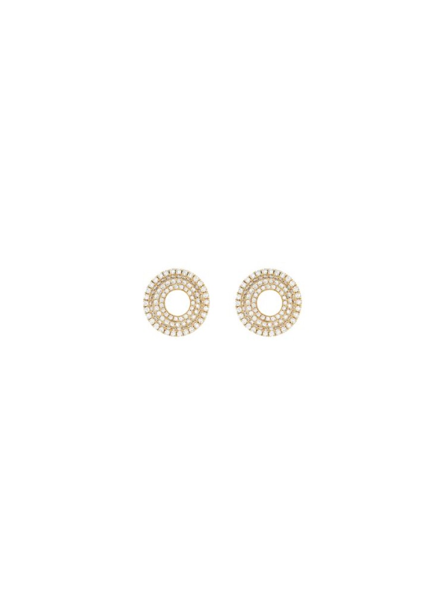 Jewellery State Property | Drew Full Pave Earrings