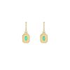 Jewellery State Property | Spade Warisan Minor Emerald Pendant Drop Earrings