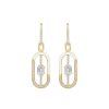 Jewellery State Property | Bering Bone White Pendant Drop Earrings