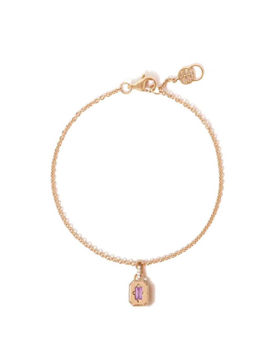 Jewellery State Property | Spade Warisan Petite Pink Sapphire Bracelet