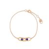 Jewellery State Property | Inversion Lapis Lazuli Bracelet 18K Rose Gold With Lapis Lazuli