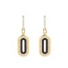 Jewellery State Property | Battuta Jet Black Pendant Drop Earrings