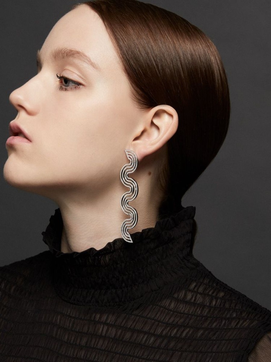 Jewellery State Property | Aldrin Jet Black Earrings