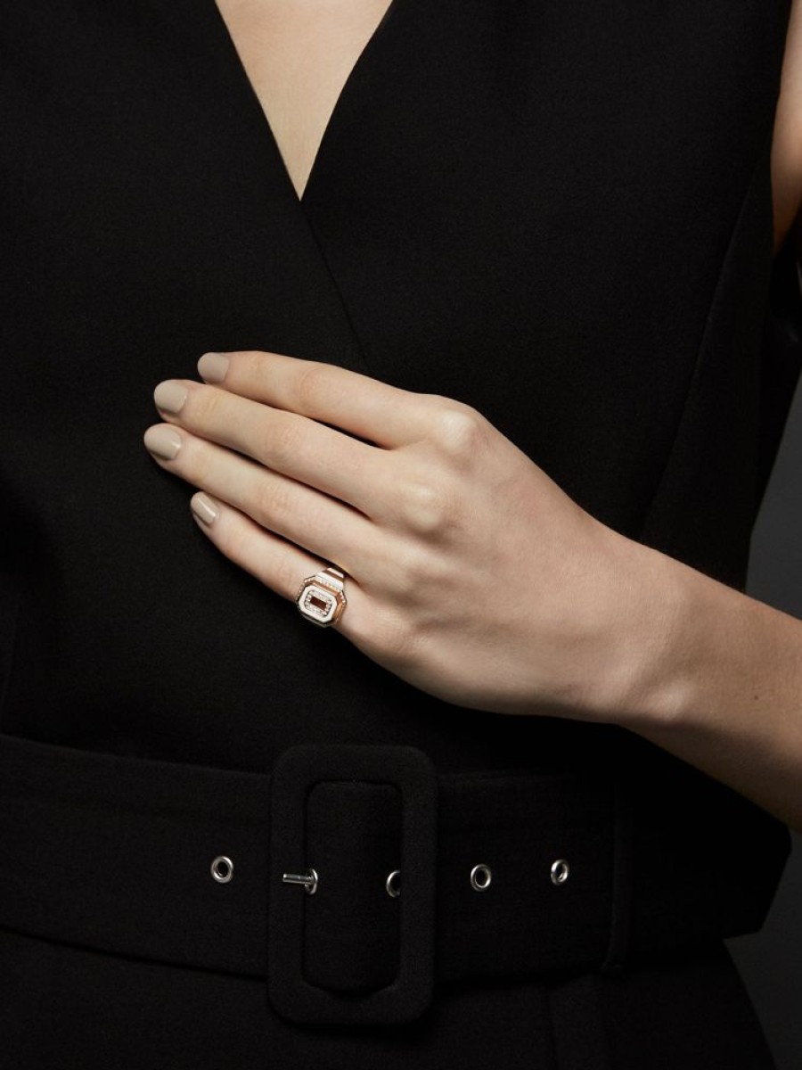 Jewellery State Property | Azar Jet Black Signet Ring