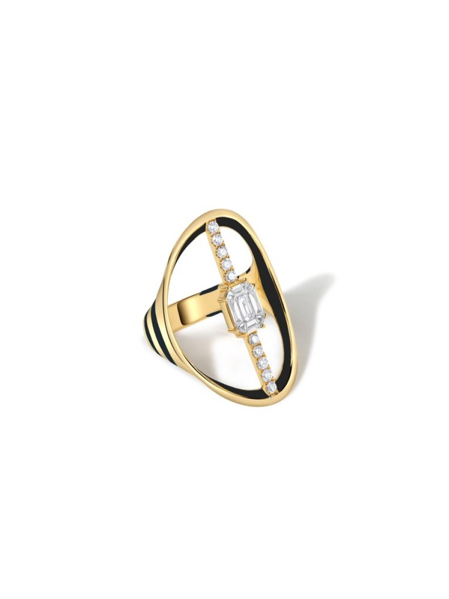 Jewellery State Property | Bering Jet Black Ring