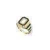 Jewellery State Property | Azar State Green Signet Ring 18K Yellow Gold