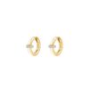 Jewellery State Property | Idris Minor Bone White Hoop Earrings